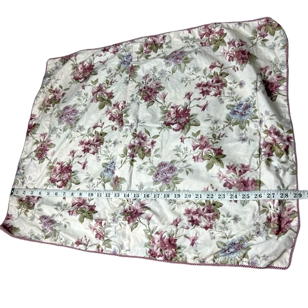 2 Waverly Rose Standard Pillow Shams Floral Gingham Norfolk Sonata Cottagecore
